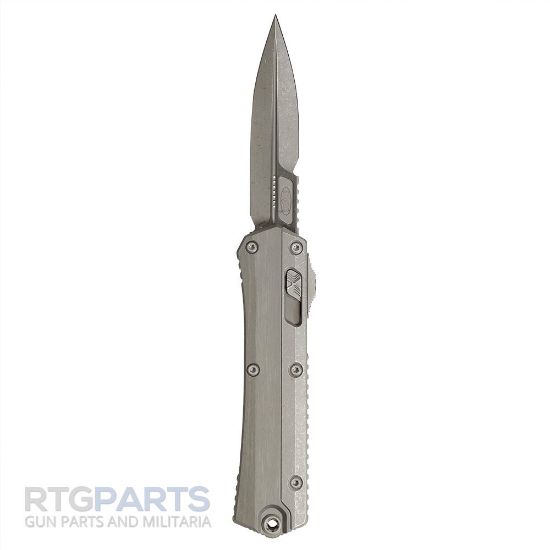 Picture of MICROTECH GLYKON D/E OTF AUTOMATIC KNIFE, NATURAL, 3.75 INCH, APOCALYPTIC, 184-10APNC