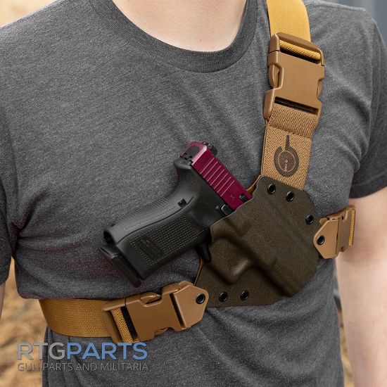 Picture of GUNFIGHTERS INC KENAI CHEST HOLSTER, FITS GLOCK 17/19/22/23/31/32