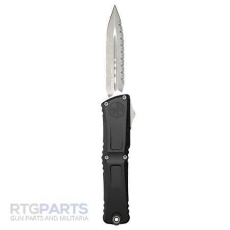 Picture of MICROTECH COMBAT TROODON GEN III D/E OTF AUTOMATIC KNIFE, BLACK, 4 INCH, APOCALYPTIC P/S, 1142-12AP