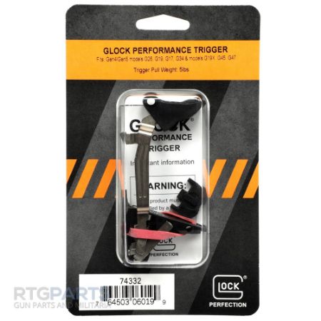 Picture of GLOCK OEM GEN5 9MM PERFORMANCE TRIGGER ASSEMBLY, FLAT FACED, 5 LBS, FITS GEN5 G17 G19 G26 G45 G47 G19X