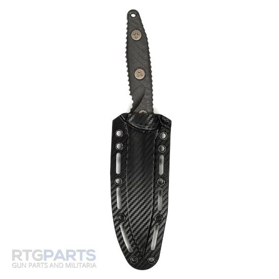 Picture of MICROTECH SOCOM ALPHA FIXED BLADE KNIFE, S/E, BLACK, 5.6 INCH, 113-1DLCCFS
