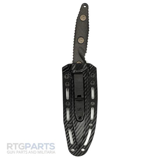 Picture of MICROTECH SOCOM ALPHA FIXED BLADE KNIFE, S/E, BLACK, 5.6 INCH, 113-1DLCCFS