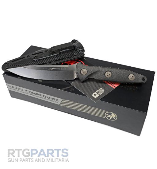 Picture of MICROTECH SOCOM ALPHA FIXED BLADE KNIFE, S/E, BLACK, 5.6 INCH, 113-1DLCCFS