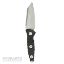 Picture of MICROTECH SOCOM ALPHA MINI FIXED BLADE KNIFE, S/E, BLACK G10, 3.7 INCH, 93M-10AP