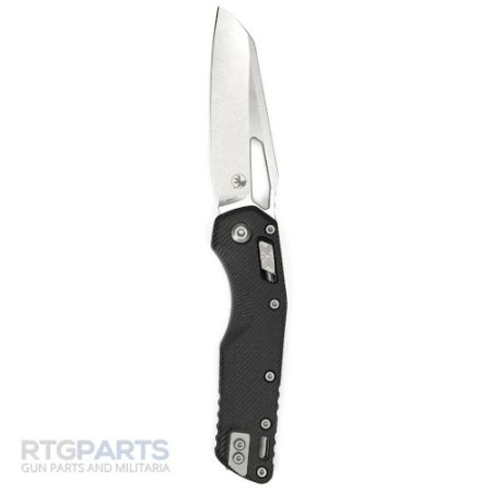 Picture of MICROTECH STANDARD ISSUE MSI, S/E, RAM-LOK, BLACK G10, 3.9 INCH, 210-10FLGTBK