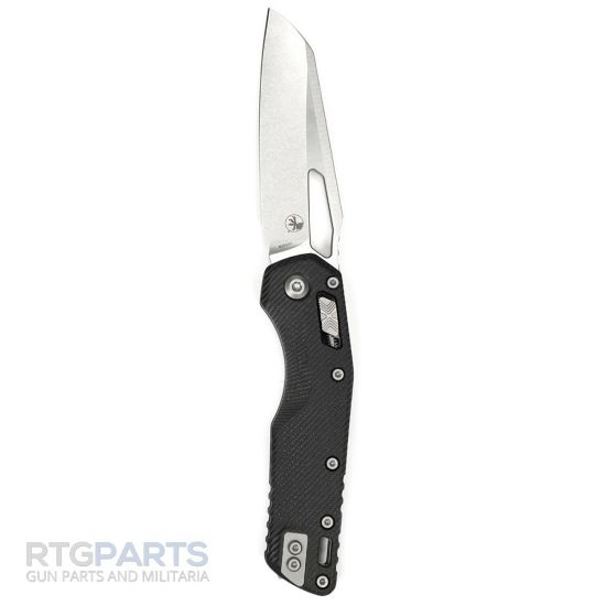 Picture of MICROTECH STANDARD ISSUE MSI, S/E, RAM-LOK, BLACK G10, 3.9 INCH, 210-10FLGTBK