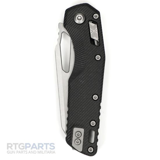 Picture of MICROTECH STANDARD ISSUE MSI, S/E, RAM-LOK, BLACK G10, 3.9 INCH, 210-10FLGTBK