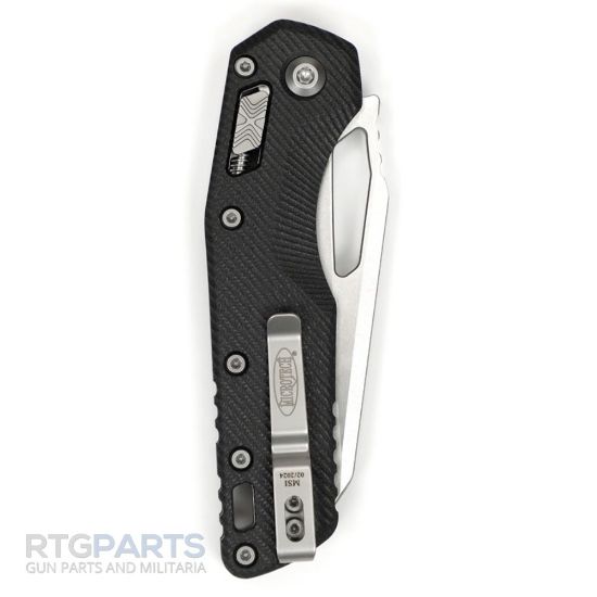 Picture of MICROTECH STANDARD ISSUE MSI, S/E, RAM-LOK, BLACK G10, 3.9 INCH, 210-10FLGTBK