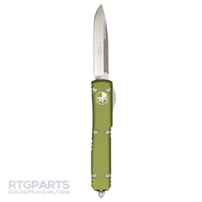 Picture of MICROTECH ULTRATECH S/E OTF AUTOMATIC KNIFE, OD GREEN, 3.4 INCH, STONEWASH, 121-10OD