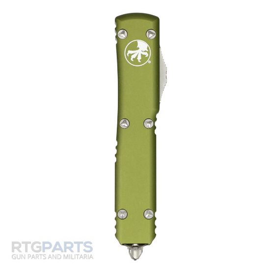 Picture of MICROTECH ULTRATECH S/E OTF AUTOMATIC KNIFE, OD GREEN, 3.4 INCH, STONEWASH, 121-10OD