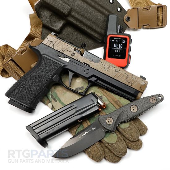 Picture of MICROTECH SOCOM ALPHA MINI FIXED BLADE KNIFE, S/E, BLACK, 3.75 INCH, 113M-1DLCCFS
