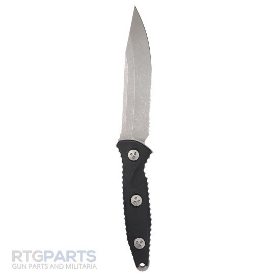 Picture of MICROTECH SOCOM ALPHA FIXED BLADE KNIFE, S/E, G10 BLACK, 5.6 INCH, APOCALYPTIC, 113-11AP
