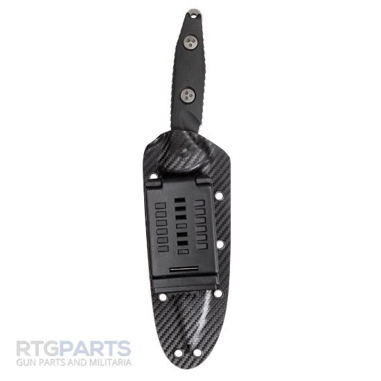 Picture of MICROTECH SOCOM ALPHA FIXED BLADE KNIFE, S/E, G10 BLACK, 5.6 INCH, APOCALYPTIC, 113-11AP