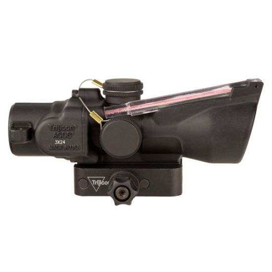 Picture of TRIJICON COMPACT ACOG 3X24 7.62X39/123GR, DUAL ILLUMINATION RED HORSESHOE BCD W/ Q-LOC MOUNT, TA50-C-400360