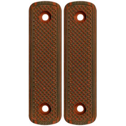 Picture of MIDWEST INDUSTRIES LEVER STOCK G10 STRAIGHT GRIP, RED/BLACK