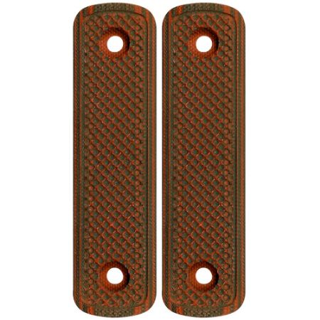 Picture of LEVER STOCK G10 STRAIGHT GRIP, RED/BLACK, MIDWEST INDUSTRIES