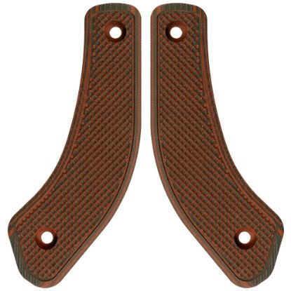 Picture of MIDWEST INDUSTRIES LEVER STOCK G10 PISTOL GRIP, RED/BLACK