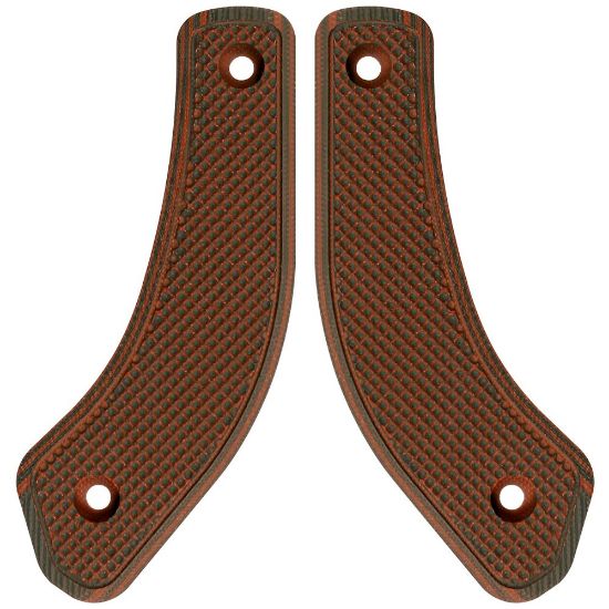 Picture of MIDWEST INDUSTRIES LEVER STOCK G10 PISTOL GRIP, RED/BLACK