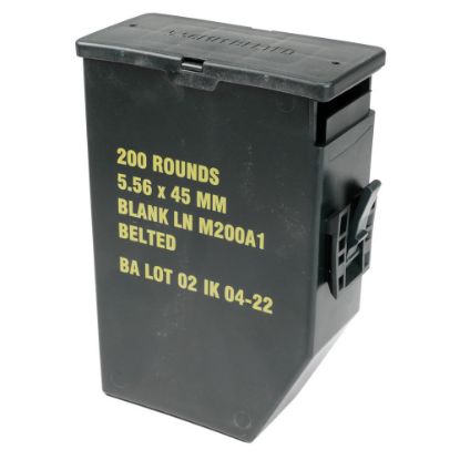 Picture of STENCILED FN MINIMI M249 200RD AMMO BOX NEW, AC-UNITY