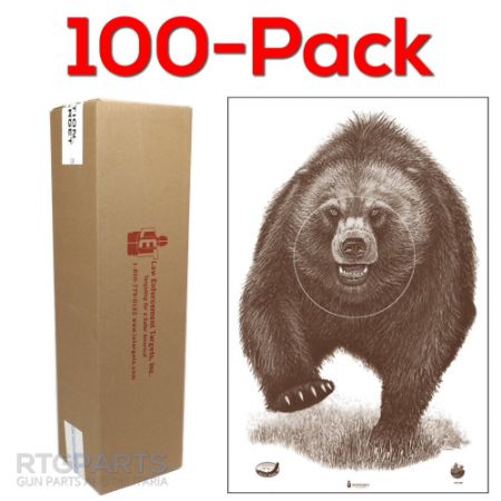 Picture of 100-PACK OF ALASKA STATE PARK BEAR TARGETS, 23x35", ACTION TARGET