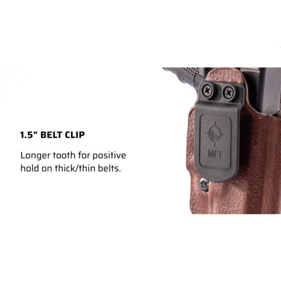 Picture of MISSION FIRST TACTICAL HYBRID HOLSTER, IWB, AMBI, FITS SIG P365 X-MACRO, BROWN
