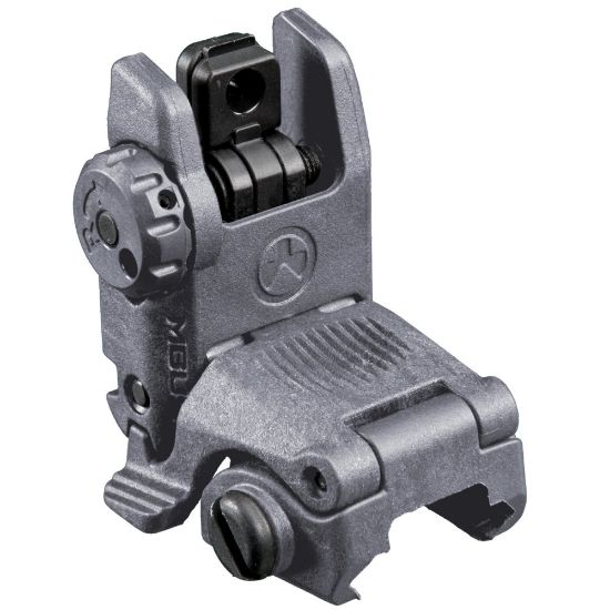 Picture of MAGPUL GEN 2 MBUS REAR BACK-UP SIGHT FOR PICATINNY NEW, GRY