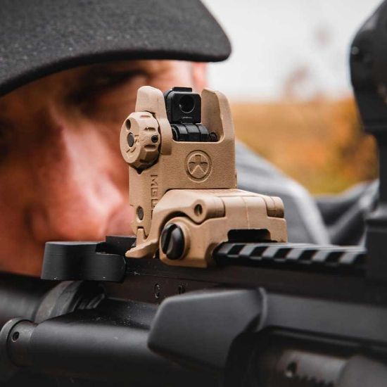 Picture of MAGPUL GEN 2 MBUS REAR BACK-UP SIGHT FOR PICATINNY NEW, GRY