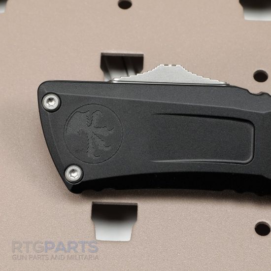 Picture of MICROTECH COMBAT TROODON GEN III D/E OTF AUTOMATIC KNIFE, BLACK, 4 INCH, STONEWASH, 1142-10