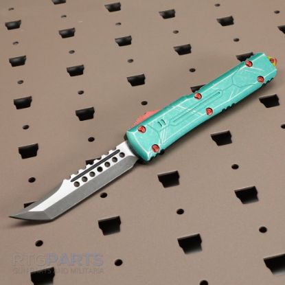 Picture of MICROTECH ULTRATECH BOUNTY HUNTER HELLHOUND OTF AUTOMATIC KNIFE, 3.4 INCH, STONEWASH, 119-10BH