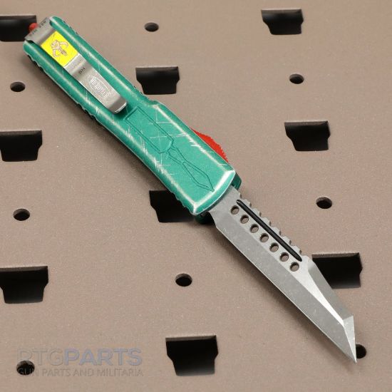 Picture of MICROTECH UTX-70 BOUNTY HUNTER WARHOUND OTF, AUTOMATIC KNIFE, 2.4 INCH, 419W-10BH