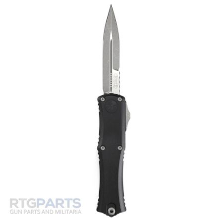 Picture of MICROTECH HERA II MINI D/E BAYONET OTF, AUTOMATIC KNIFE, BLACK, 3 INCH, APOCALYPTIC, 1701M-10AP