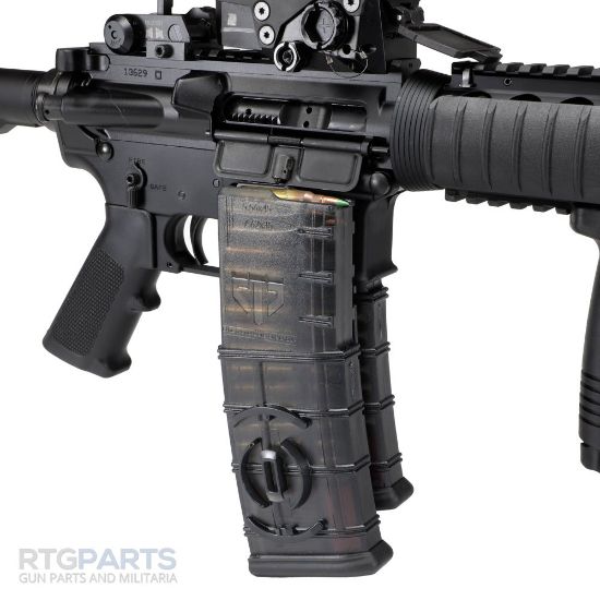 Picture of ETS AR15 30RD CARBON SMOKE MAG WITH COUPLER, GEN 2