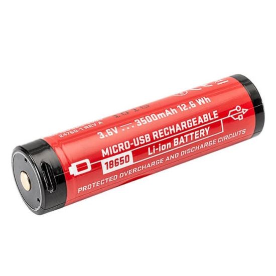 Picture of SUREFIRE 18650B MICRO-USB LITHIUM-ION RECHARGEABLE BATTERY
