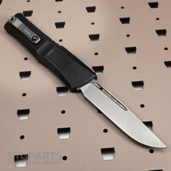 Picture of MICROTECH COMBAT TROODON GEN III S/E OTF AUTOMATIC KNIFE, BLACK, 4 INCH, STONEWASH, 1143-10