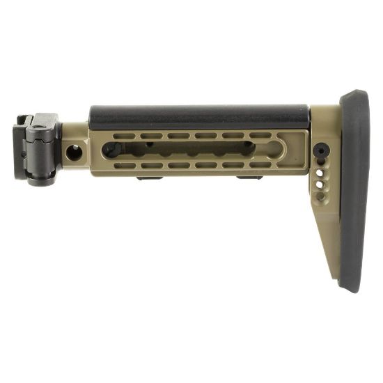 Picture of MIDWEST INDUSTRIES ALPHA SERIES FOLDING STOCK, FDE