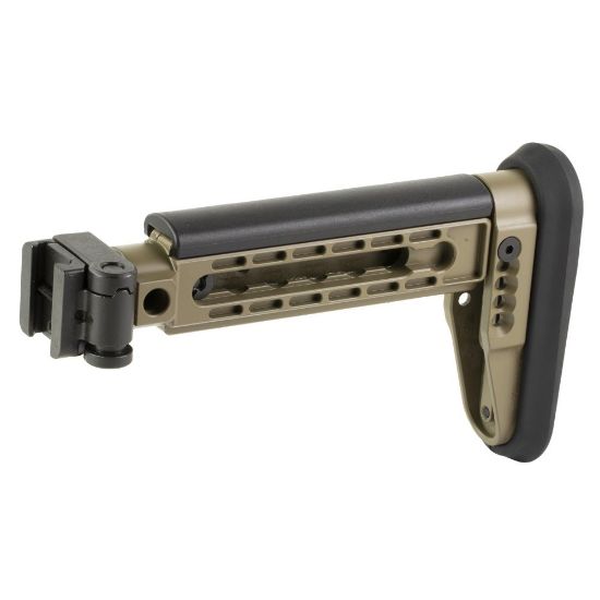 Picture of MIDWEST INDUSTRIES ALPHA SERIES FOLDING STOCK, FDE