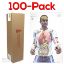 Picture of 100-PACK OF BAG OF BONES, MAN WITH TWO GUNS, THREAT TARGET/ VITAL ANATOMY, 23x35", ACTION TARGET