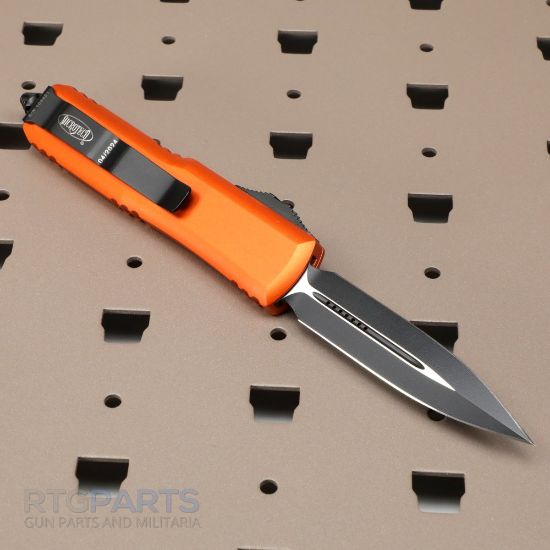 Picture of MICROTECH UTX-85 D/E OTF AUTOMATIC KNIFE, ORANGE, 3.125 INCH, 232-1OR