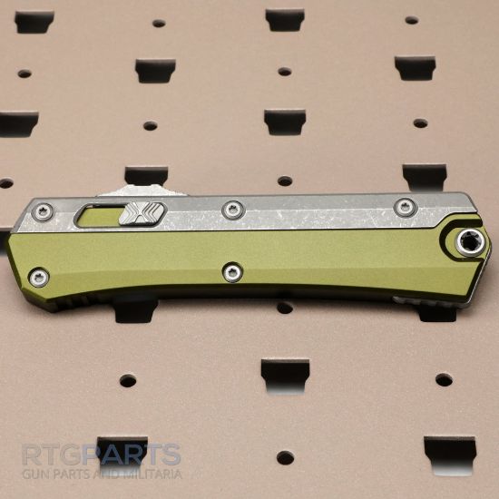 Picture of MICROTECH GLYKON D/E OTF AUTOMATIC KNIFE, OD GREEN, 3.75 INCH, APOCALYPTIC, 184-10APOD