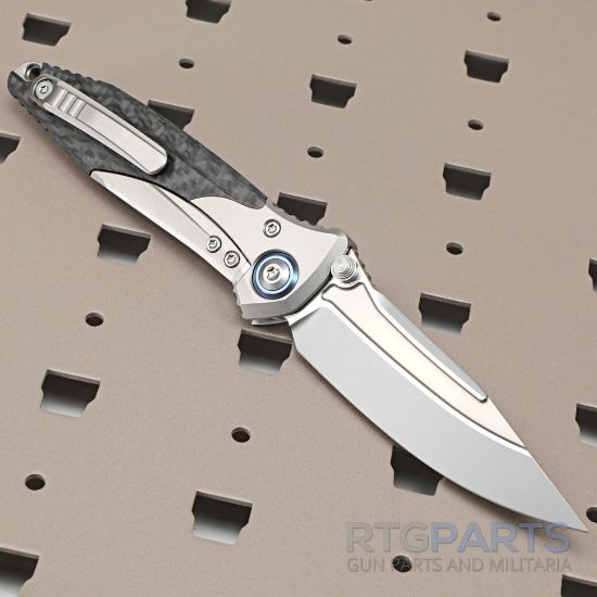 Picture of MICROTECH SOCOM BRAVO MINI S/E FRAME LOCK KNIFE, CARBON FIBER/TITANIUM, 3.4 INCH, 260M-7CFTI