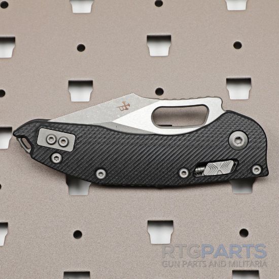 Picture of MICROTECH STITCH, S/E, RAM-LOK, BLACK, FLUTED G10, 3.7 INCH, APOCALYPTIC, 169RL-10APFLGTBK