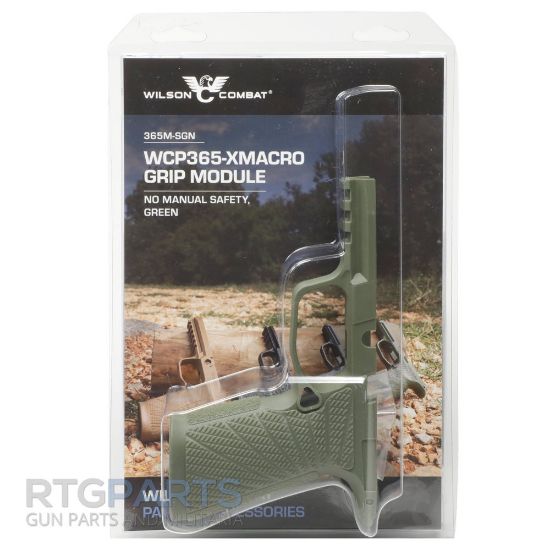 Picture of WILSON COMBAT GRIP MODULE, FITS SIG P365 X-MACRO, GREEN