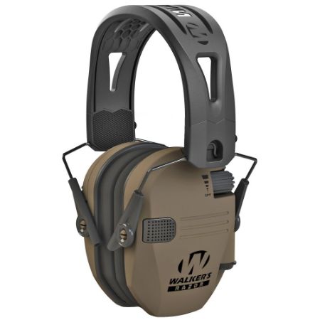 Picture of WALKER'S TACTI-GRIP RAZOR ELECTRONIC EARMUFF, FDE