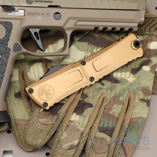 Picture of MICROTECH COMBAT TROODON GEN III S/E OTF AUTOMATIC KNIFE, TAN, 4 INCH, 1143-1TA