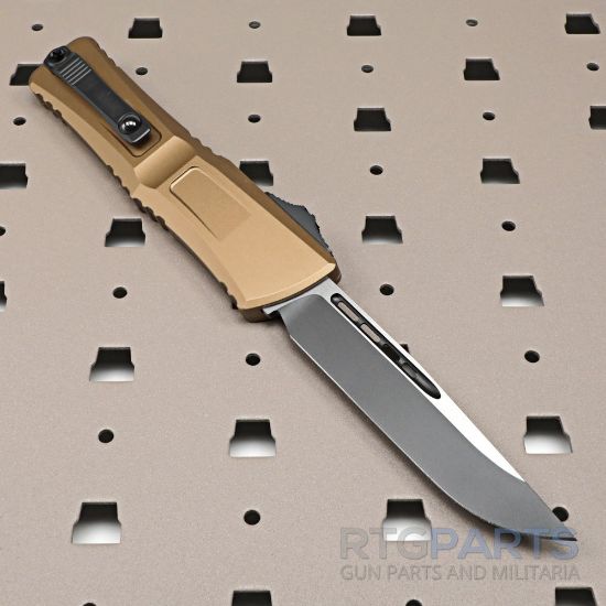 Picture of MICROTECH COMBAT TROODON GEN III S/E OTF AUTOMATIC KNIFE, TAN, 4 INCH, 1143-1TA