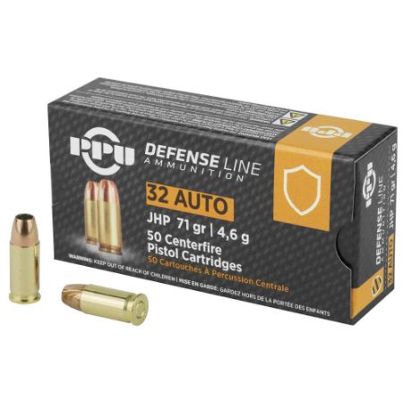 Picture of PRVI PARTIZAN HANDGUN DEFENSE 32ACP 71GR JHP, 50RD BOX
