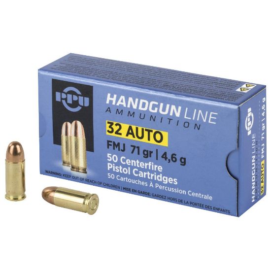 Picture of PRVI PARTIZAN HANDGUN DEFENSE 32ACP 71GR FMJ, 50RD BOX