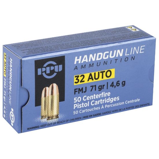 Picture of PRVI PARTIZAN HANDGUN DEFENSE 32ACP 71GR FMJ, 50RD BOX