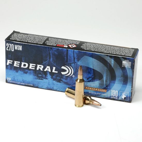 Picture of FEDERAL POWERSHOK 270 WSM 130GR JSP, 20RD/BOX
