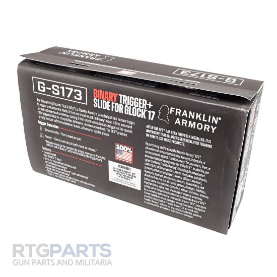 Picture of FRANKLIN ARMORY G-S173 BINARY KIT GLOCK 17 GEN3 